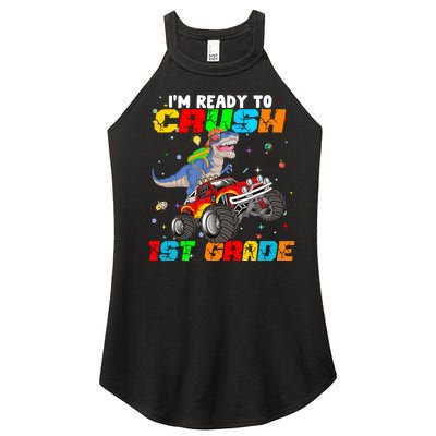 I'm Ready To Crush 1st Grade Women's Perfect Tri Rocker Tank