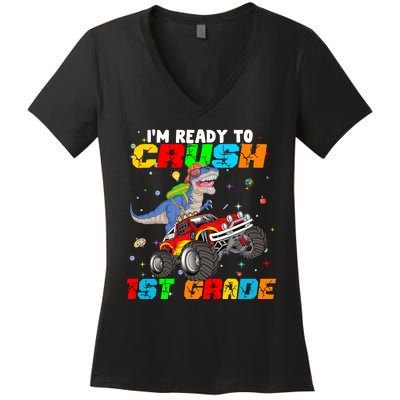 I'm Ready To Crush 1st Grade Women's V-Neck T-Shirt