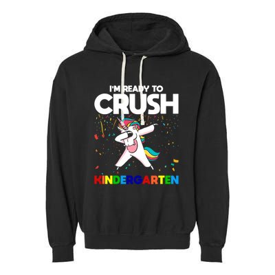 Im Ready To Crush First Grade Eletry School Great Gift Garment-Dyed Fleece Hoodie