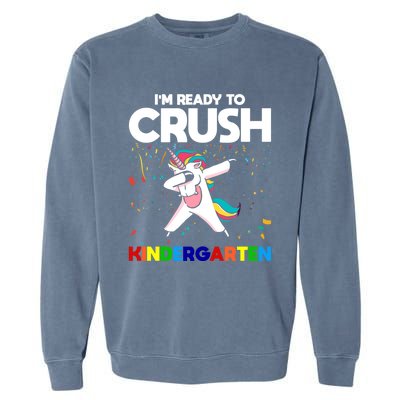 Im Ready To Crush First Grade Eletry School Great Gift Garment-Dyed Sweatshirt