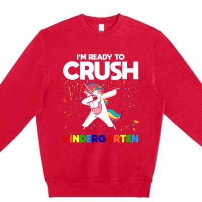 Im Ready To Crush First Grade Eletry School Great Gift Premium Crewneck Sweatshirt