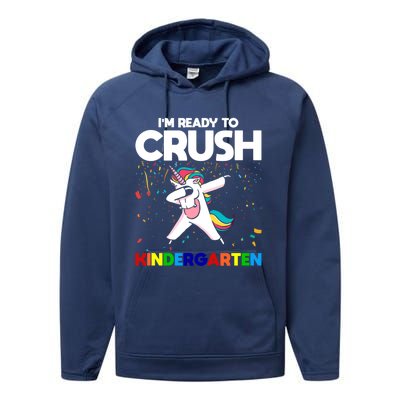 Im Ready To Crush First Grade Eletry School Great Gift Performance Fleece Hoodie