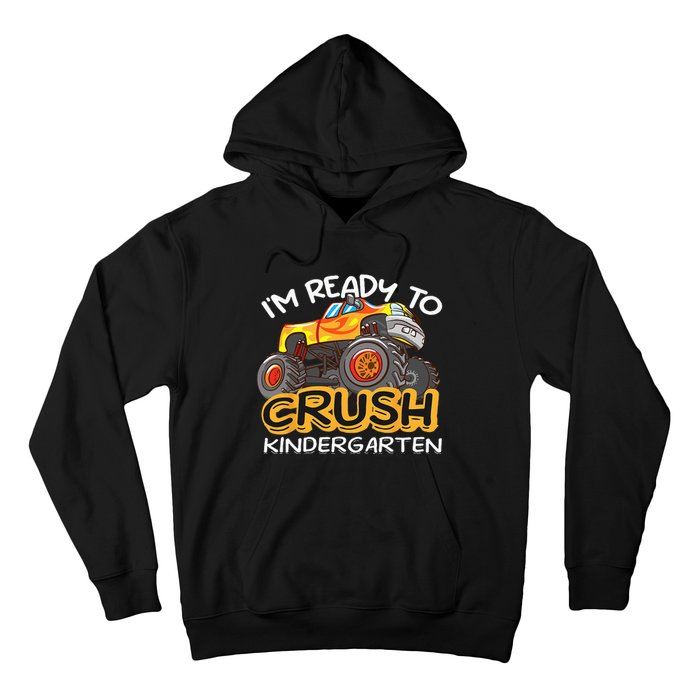 Im Ready To Crush Kindergarten Dinosaur First Day Of School Hoodie