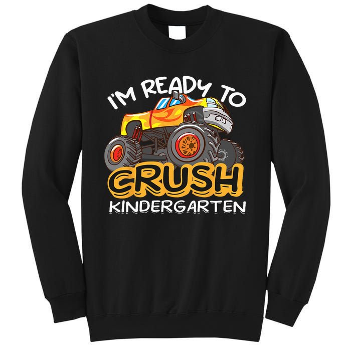 Im Ready To Crush Kindergarten Dinosaur First Day Of School Sweatshirt