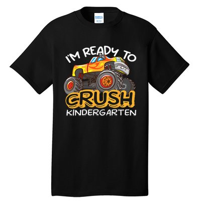 Im Ready To Crush Kindergarten Dinosaur First Day Of School Tall T-Shirt