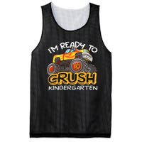 Im Ready To Crush Kindergarten Dinosaur First Day Of School Mesh Reversible Basketball Jersey Tank