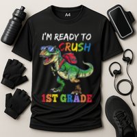 IM Ready To Crush 1st Grade Dinosaur 1st Day Of School Cooling Performance Crew T-Shirt