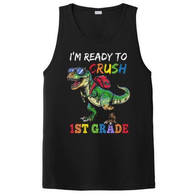 IM Ready To Crush 1st Grade Dinosaur 1st Day Of School PosiCharge Competitor Tank