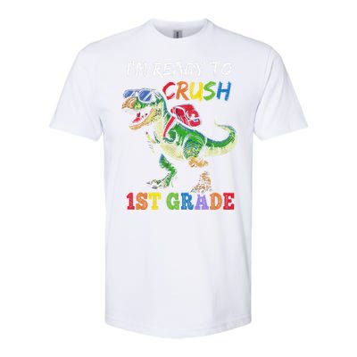 IM Ready To Crush 1st Grade Dinosaur 1st Day Of School Softstyle® CVC T-Shirt