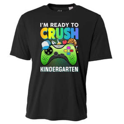 Im Ready To Crush Kindergarten Back To School Video Game Boy Gift Cooling Performance Crew T-Shirt