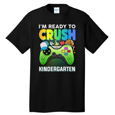 Im Ready To Crush Kindergarten Back To School Video Game Boy Gift Tall T-Shirt