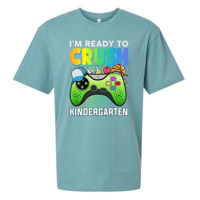 Im Ready To Crush Kindergarten Back To School Video Game Boy Gift Sueded Cloud Jersey T-Shirt