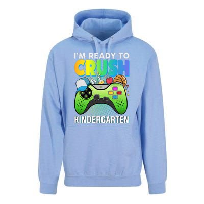 Im Ready To Crush Kindergarten Back To School Video Game Boy Gift Unisex Surf Hoodie