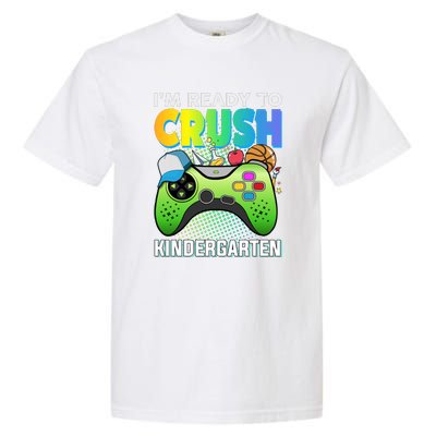 Im Ready To Crush Kindergarten Back To School Video Game Boy Gift Garment-Dyed Heavyweight T-Shirt