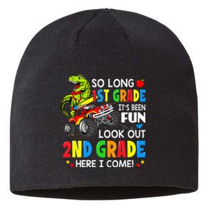 I'm Ready To Crush 2nd Grade T Rex Dinosaur Back To School Sustainable Beanie