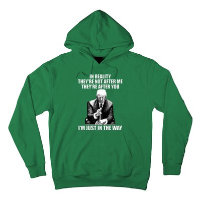 In Reality TheyRe Not After Me TheyRe After You Trump 2024 Hoodie