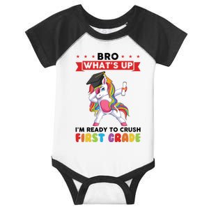 Im Ready To Crush First Grade First Grade Graduation Meaningful Gift Infant Baby Jersey Bodysuit