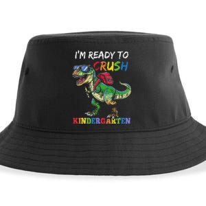 IM Ready To Crush Kindergarten Dinosaur 1st Day Of School Sustainable Bucket Hat