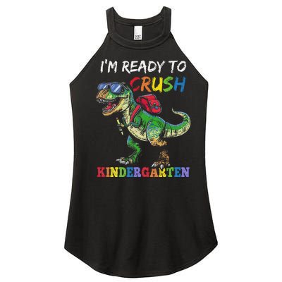 IM Ready To Crush Kindergarten Dinosaur 1st Day Of School Women’s Perfect Tri Rocker Tank