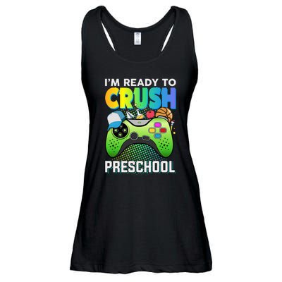 Im Ready To Crush Preschool Back To School Video Game Boy Gift Ladies Essential Flowy Tank