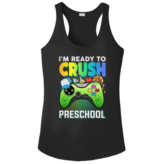 Im Ready To Crush Preschool Back To School Video Game Boy Gift Ladies PosiCharge Competitor Racerback Tank