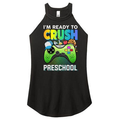 Im Ready To Crush Preschool Back To School Video Game Boy Gift Women's Perfect Tri Rocker Tank