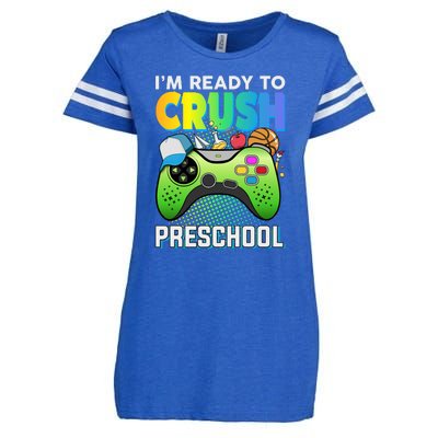 Im Ready To Crush Preschool Back To School Video Game Boy Gift Enza Ladies Jersey Football T-Shirt