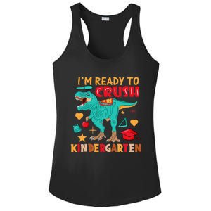 Im Ready To Crush PreK First Day Monster Truck Ladies PosiCharge Competitor Racerback Tank