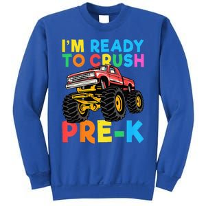 Im Ready To Crush PreK First Day Monster Truck Sweatshirt