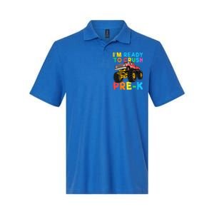 Im Ready To Crush PreK First Day Monster Truck Softstyle Adult Sport Polo