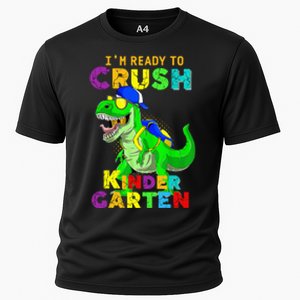 I'm Ready To Crush Kindergarten Back To School Dinosaur Tee Cooling Performance Crew T-Shirt