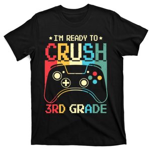 I'm Ready To Crush 3rd Grade Video Games Back To School Boy T-Shirt