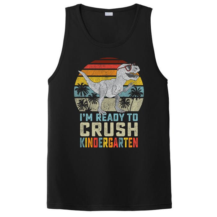 Im Ready To Crush Kindergarten 1st Day Kinder Dinosaur Boy PosiCharge Competitor Tank