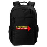 I Rented This Hooker Funny Offensive Saying Daily Commute Backpack