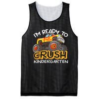 Im Ready To Crush Kindergarten Dinosaur First Day Of School Mesh Reversible Basketball Jersey Tank