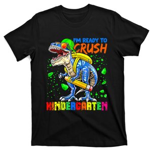 Im Ready To Crush Kindergarten T Rex Dino Holding Pencil T-Shirt