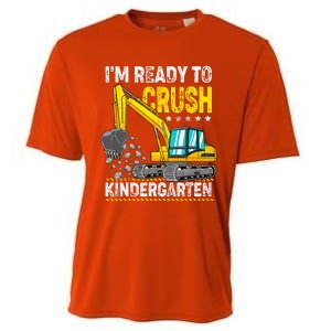 Im Ready To Crush Kindergarten Construction Vehicle Cooling Performance Crew T-Shirt