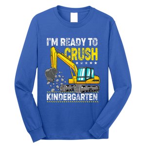 Im Ready To Crush Kindergarten Construction Vehicle Long Sleeve Shirt