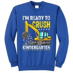 Im Ready To Crush Kindergarten Construction Vehicle Sweatshirt