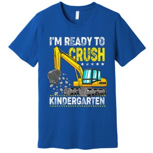 Im Ready To Crush Kindergarten Construction Vehicle Premium T-Shirt