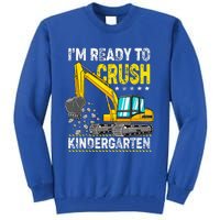 Im Ready To Crush Kindergarten Construction Vehicle Tall Sweatshirt