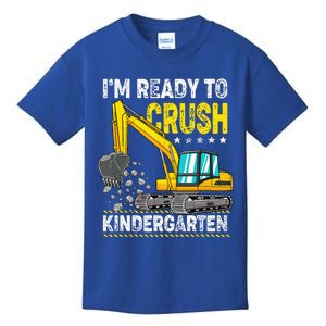 Im Ready To Crush Kindergarten Construction Vehicle Kids T-Shirt