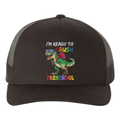 IM Ready To Crush Preschool Dinosaur 1st Day Of School Yupoong Adult 5-Panel Trucker Hat