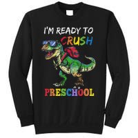 IM Ready To Crush Preschool Dinosaur 1st Day Of School Sweatshirt