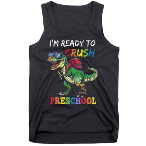 IM Ready To Crush Preschool Dinosaur 1st Day Of School Tank Top