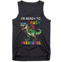 IM Ready To Crush Preschool Dinosaur 1st Day Of School Tank Top