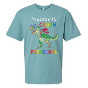 IM Ready To Crush Preschool Dinosaur 1st Day Of School Sueded Cloud Jersey T-Shirt