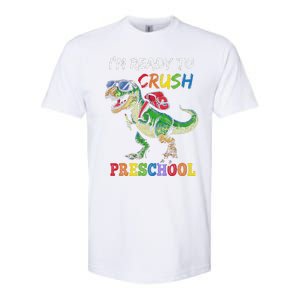 IM Ready To Crush Preschool Dinosaur 1st Day Of School Softstyle CVC T-Shirt