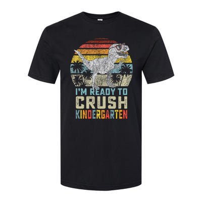 I'm Ready To Crush Kindergarten 1st Day Kinder Dinosaur Softstyle CVC T-Shirt