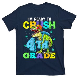 IM Ready To Crush 4th Grade Back To School Dinosaur T-Shirt